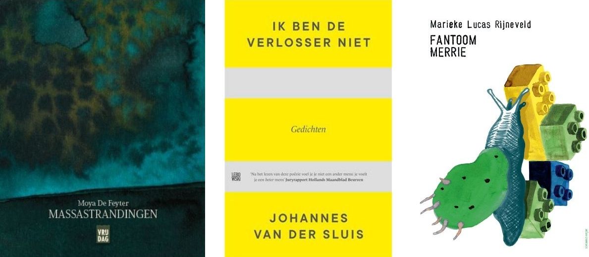 3 Covers Van De Bundels 2021 Poëzieprijs